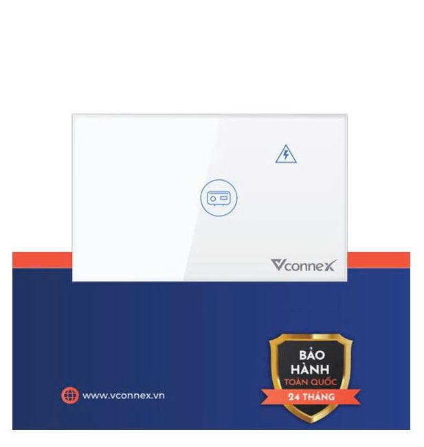 Công tắc chống giật cho bình nước nóng Vconnex không viền