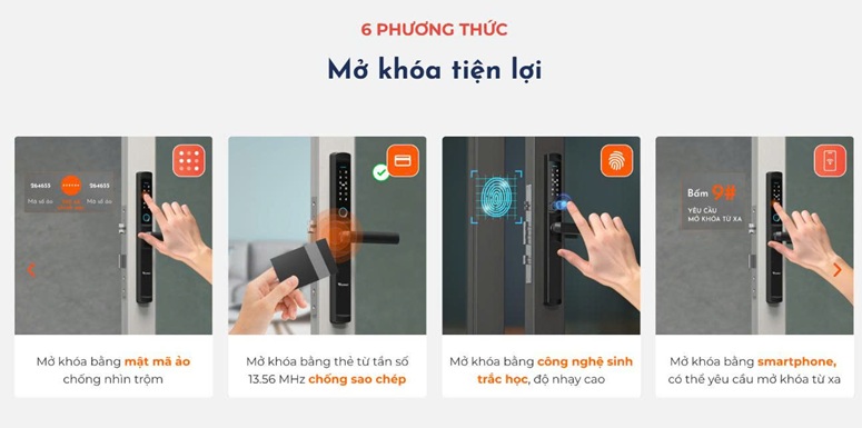 Khóa điện tử thông minh cửa nhôm - VCN BSLC