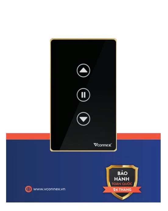 Công tắc cửa cuốn, cửa cổng viền nhôm Vconnex