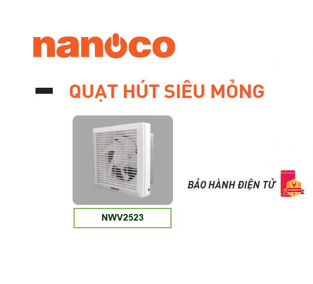 Quạt hút NANUCO NMV2523