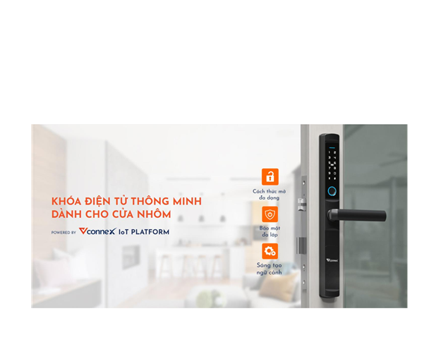 Khóa điện tử thông minh cửa nhôm - VCN BSLC