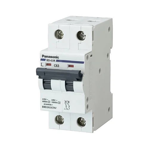 Pana - MCB 20A 2P-2E C Curve 06kA (BBD2202CNV)