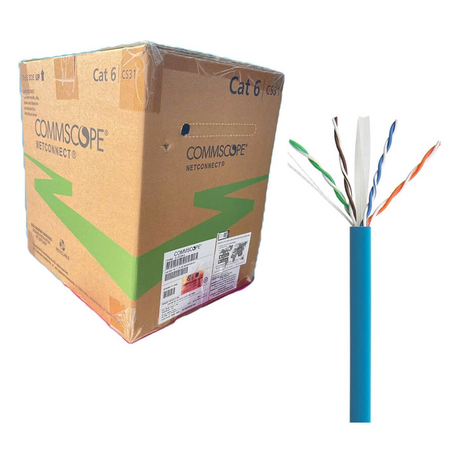 Cáp mạng máy vi tính CS30CM BLU C6 4/24 U/UTP RIB