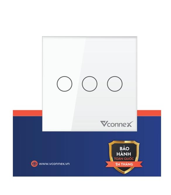 Công tắc thông minh 3 kênh không viền